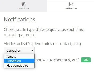 vos interactions avec la communauté