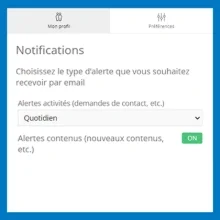 #4 Mettez à jour vos préférences