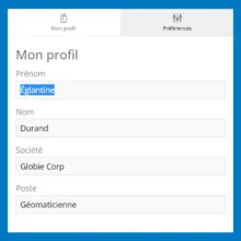 #2 Complétez votre profil