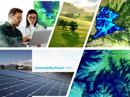 Rapport 2026 sur le développement durable d’Esri