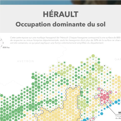 Hérault : Occupation dominante du sol