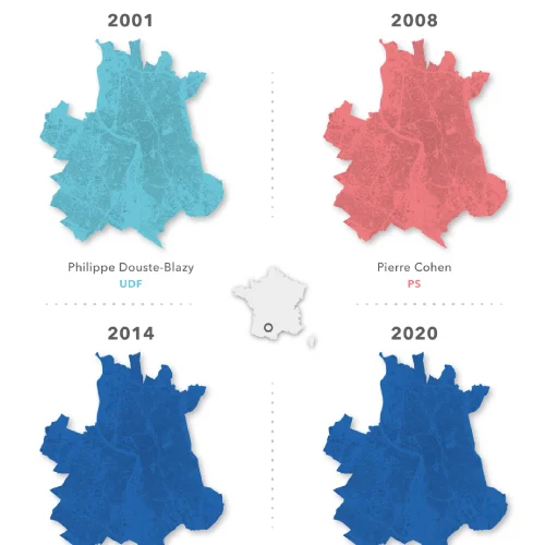 Élections municipales de 2026 : Historique politique des grandes villes avant l'élection